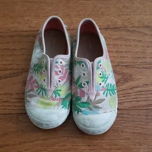 Toms girls Jungle print shoes
